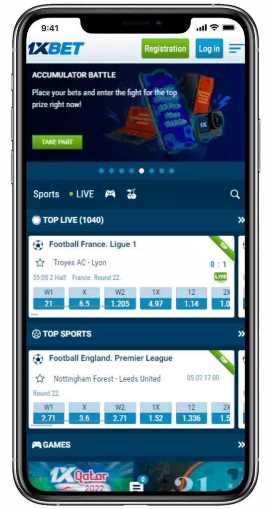 Mobile application 1XBet Aviator