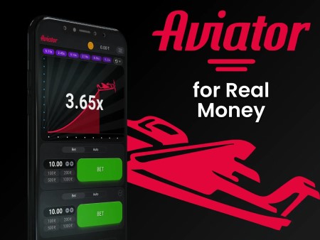 Playing for money in the mobile application Aviator