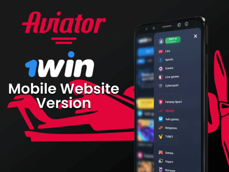 Mobile version of the game 1WIN Aviator